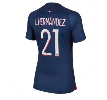 Paris Saint-Germain Lucas Hernandez #21 Koszulka Podstawowa damskie 2023-24 Krótki Rękaw